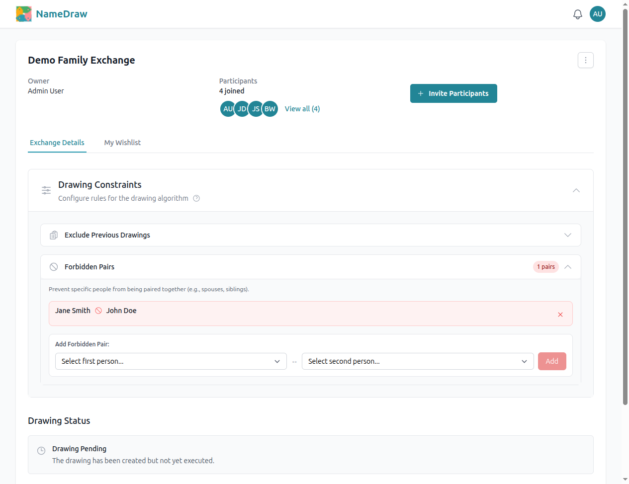 Removing a Forbidden Pair